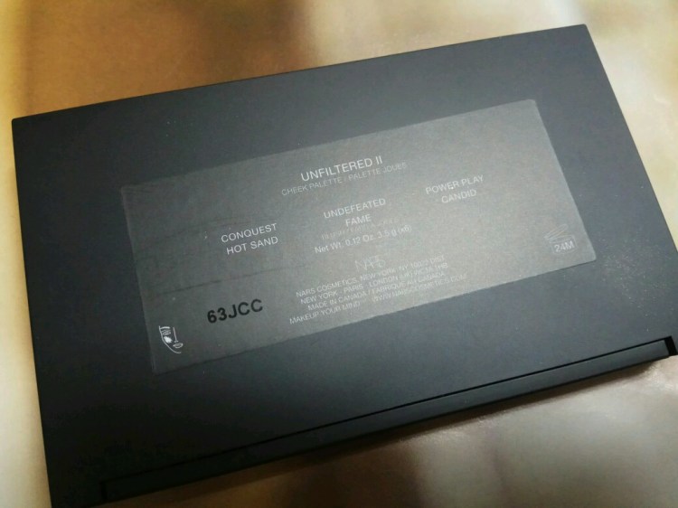 Paleta Unfilered II de Nars