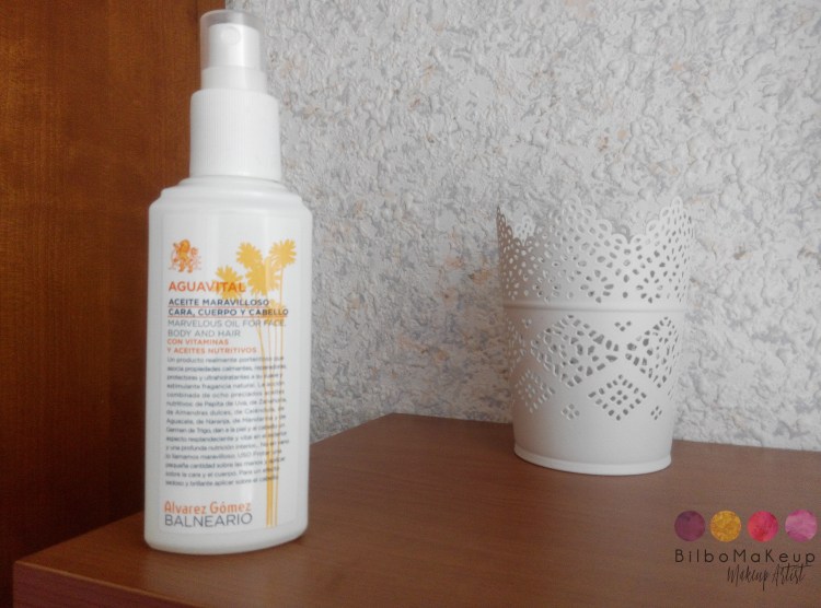 ACEITE MARAVILLOSO AGUA VITAL ÁLVAREZ GÓMEZ